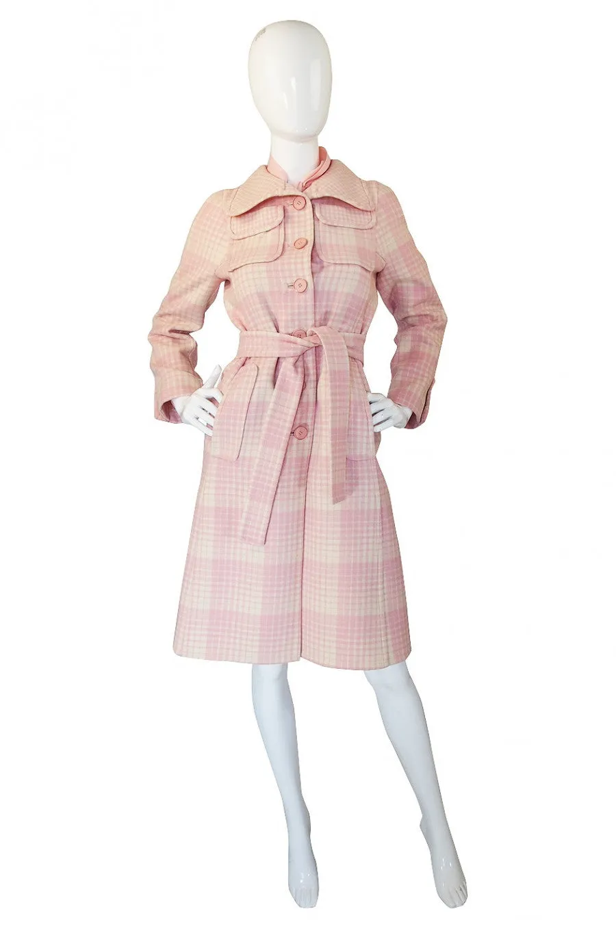 1960s Ungaro Pink Dress & Coat