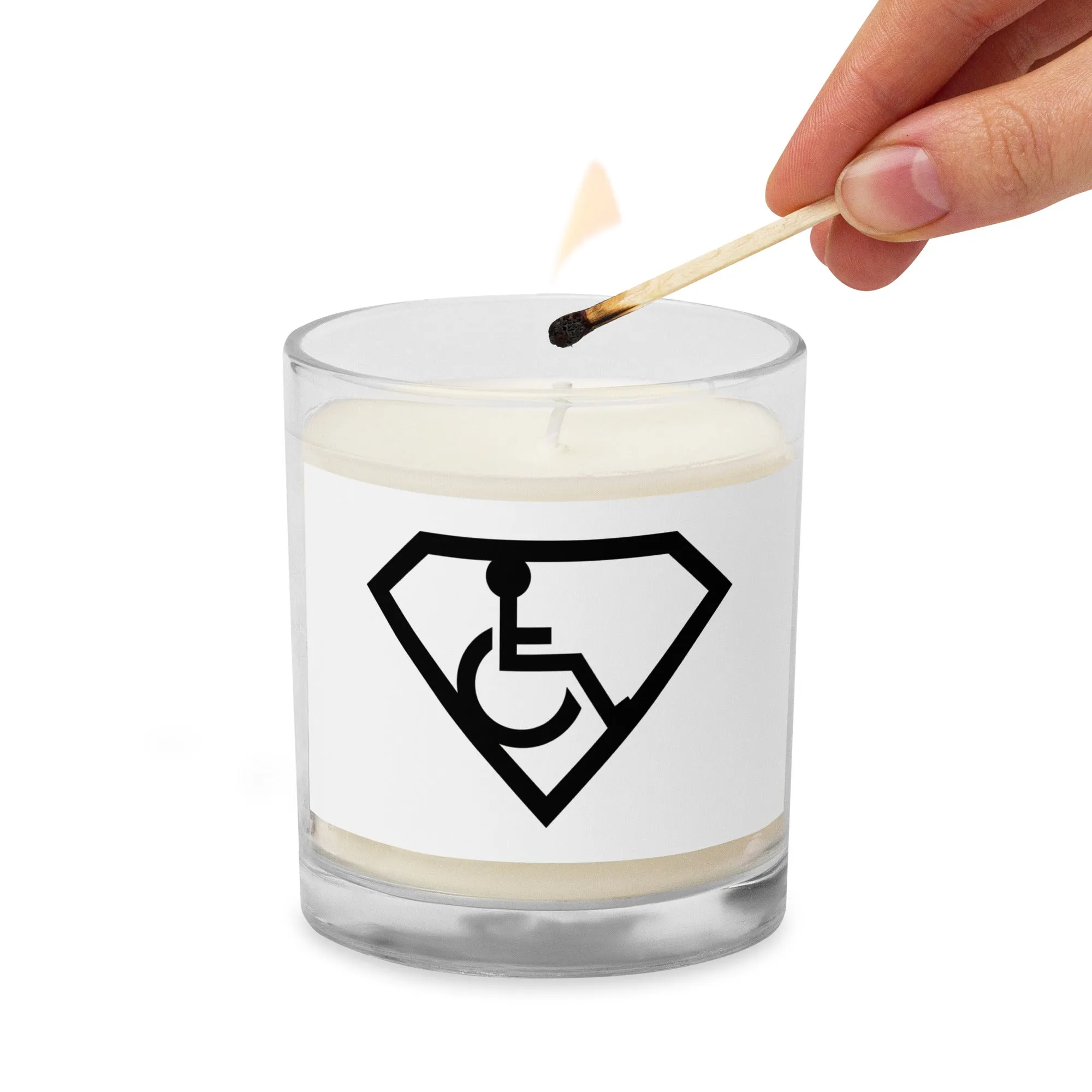 Adaptive Logo Glass Jar Soy Wax Candle