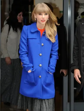 American Singer Taylor Swift Wool Coat