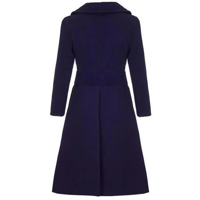 ARCHIVE - 1960s Haute Couture Purple Wool Coat