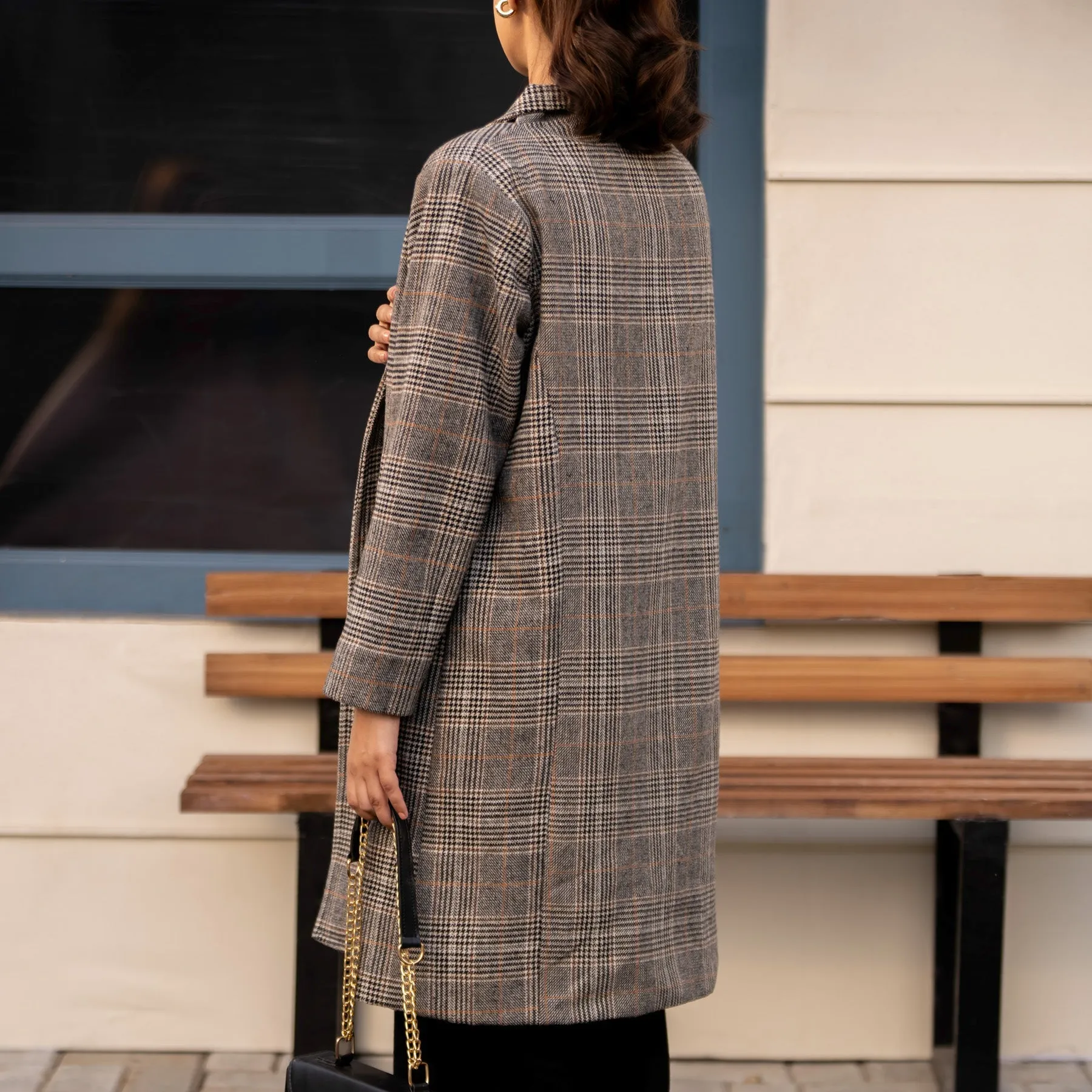 Brown Wool Coat PW4278