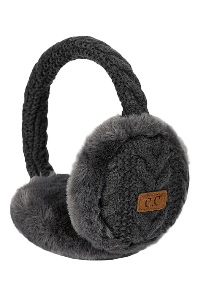 Cable Knit Ear Muffs