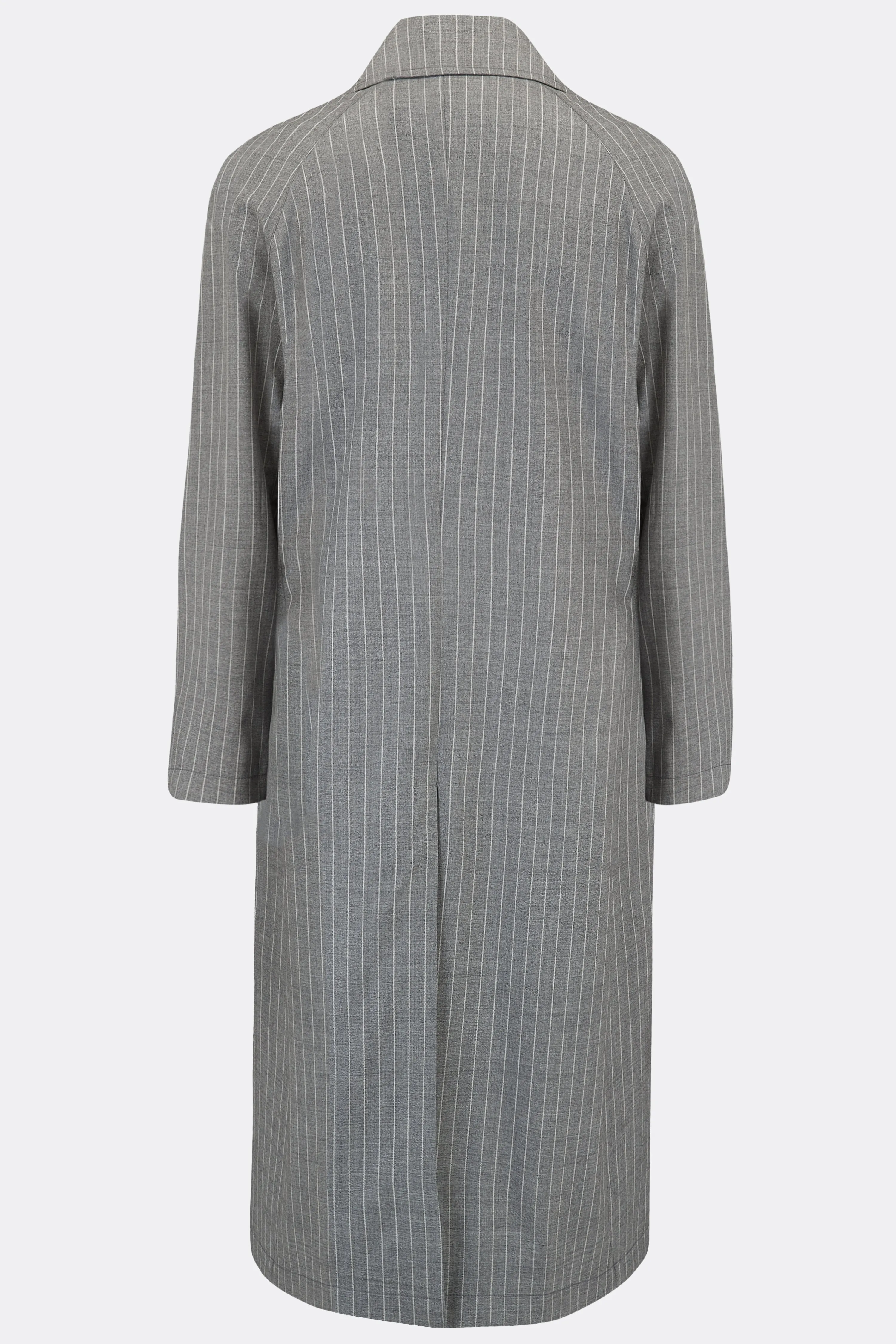 CAGNEY COAT IN GREY STRIPE