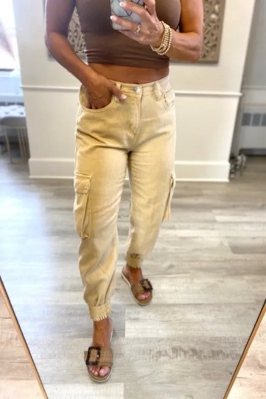 CARGO JEAN KHAKI