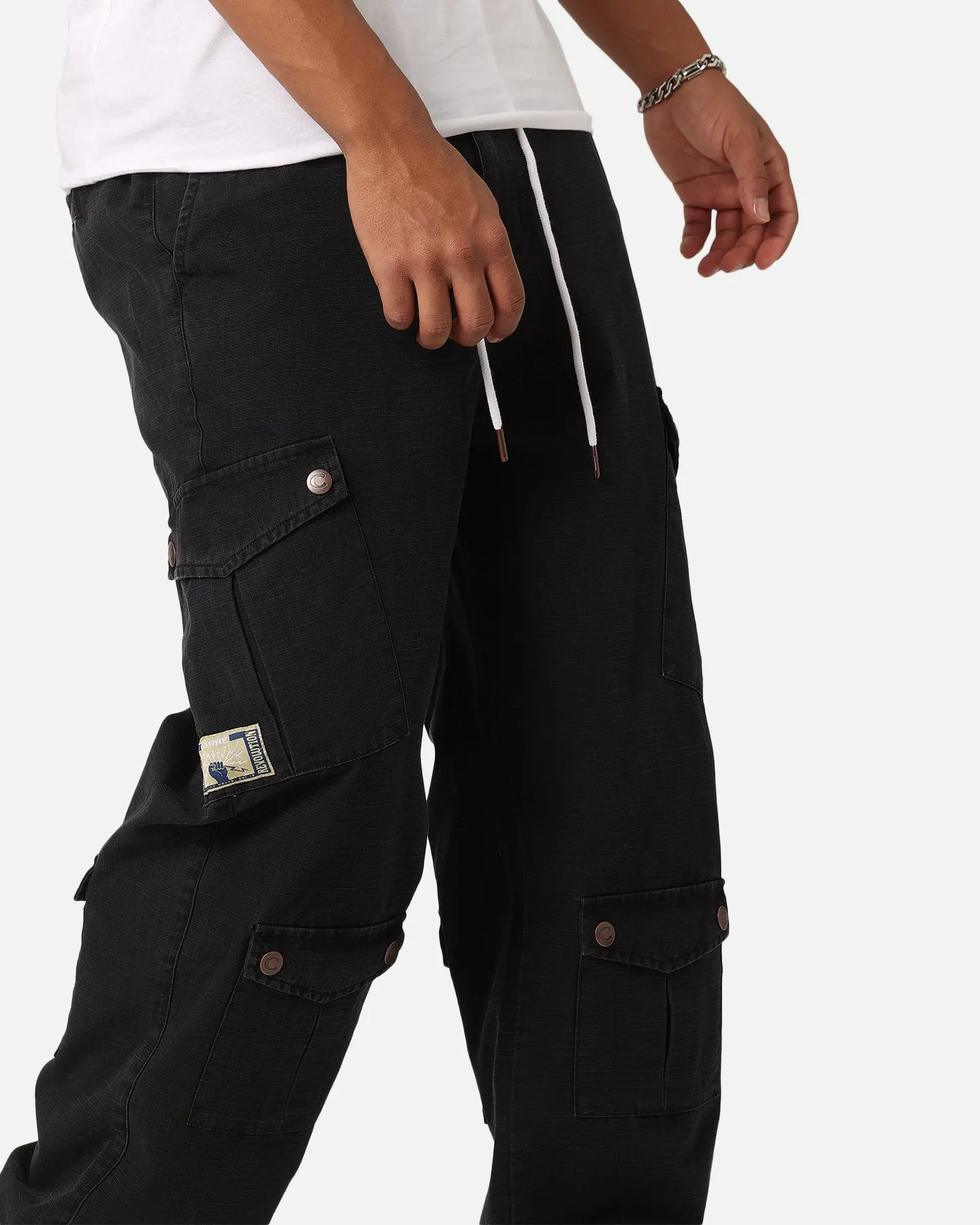 Carre Quality Cargo Jogger Washed Black