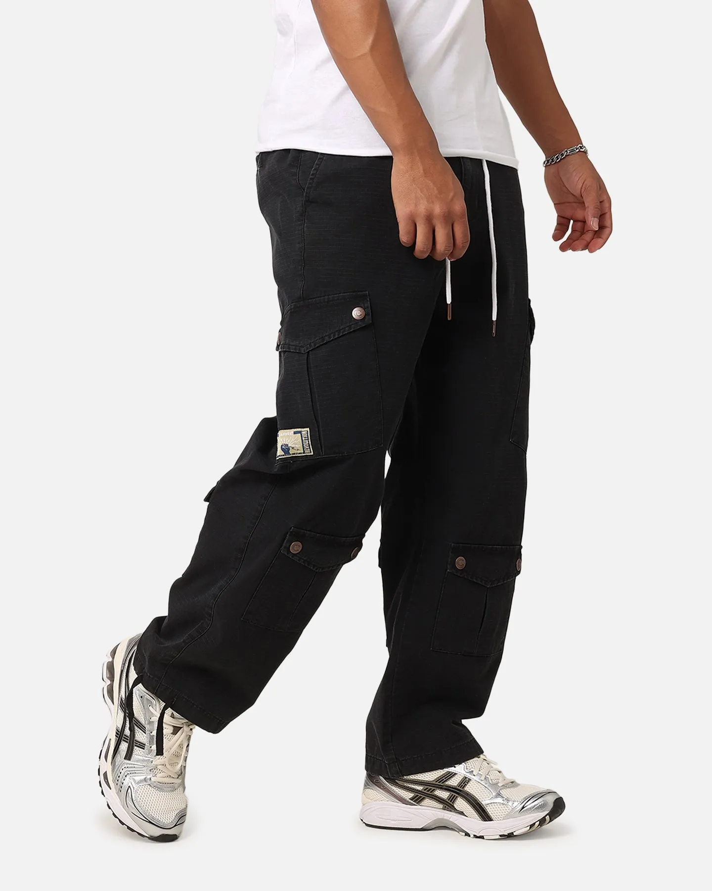 Carre Quality Cargo Jogger Washed Black