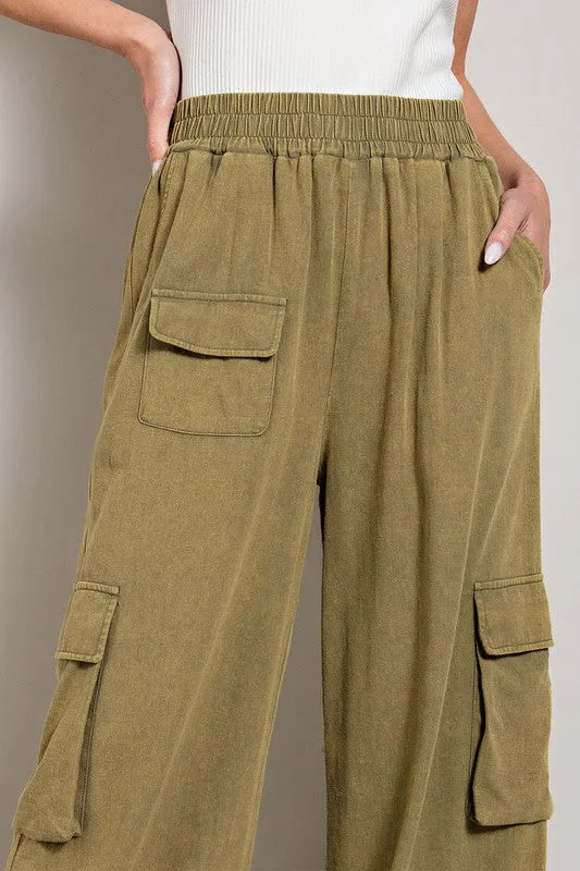 eesome Mineral Washed Cargo Pants