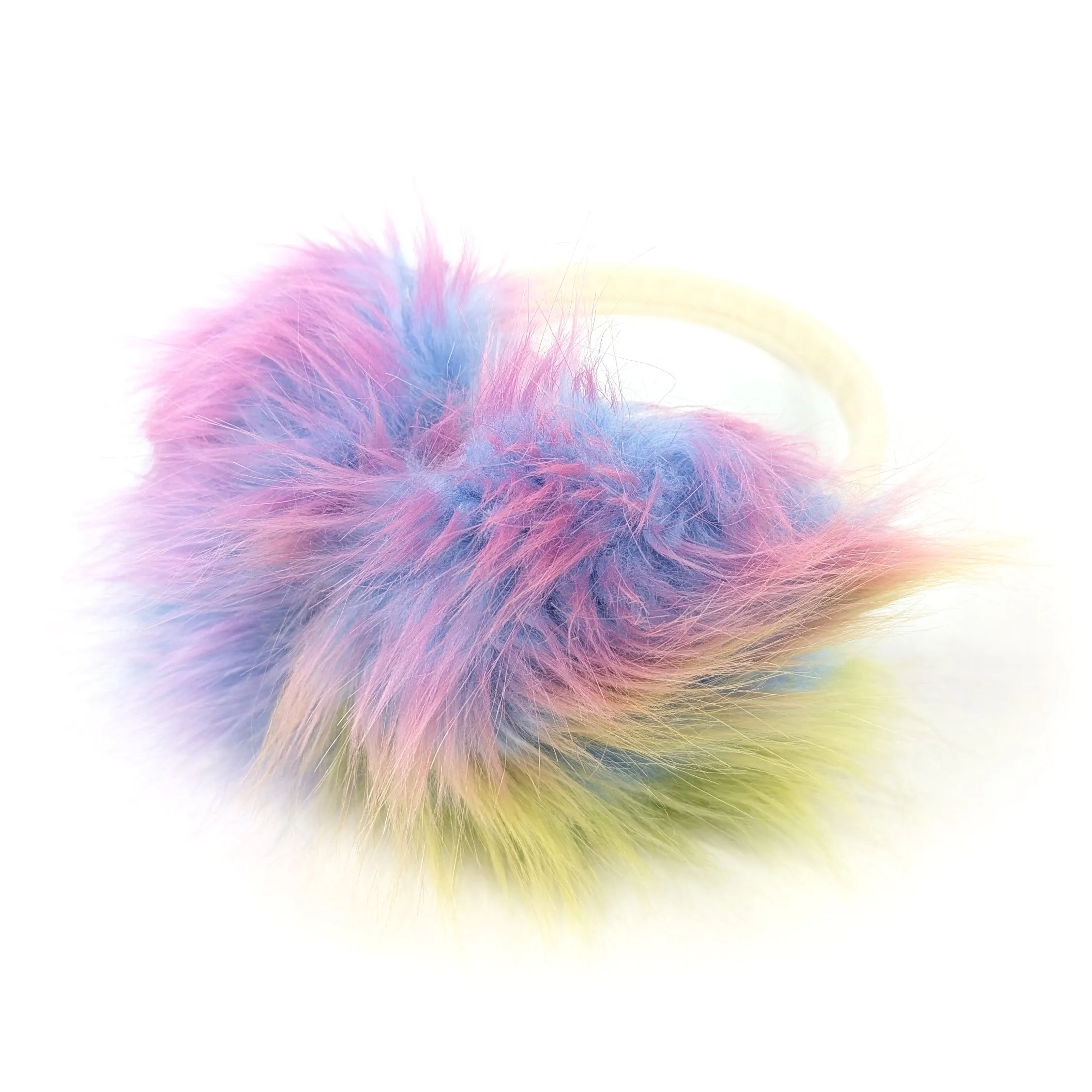 Fluffy PomPom Ear Muffs - Purples