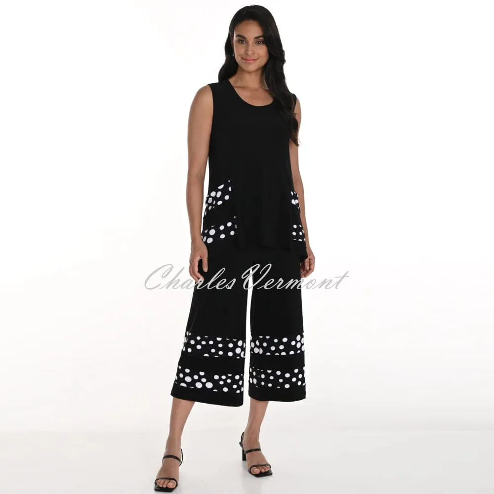 Frank Lyman Polka Dot Culotte Trouser - Style 256311