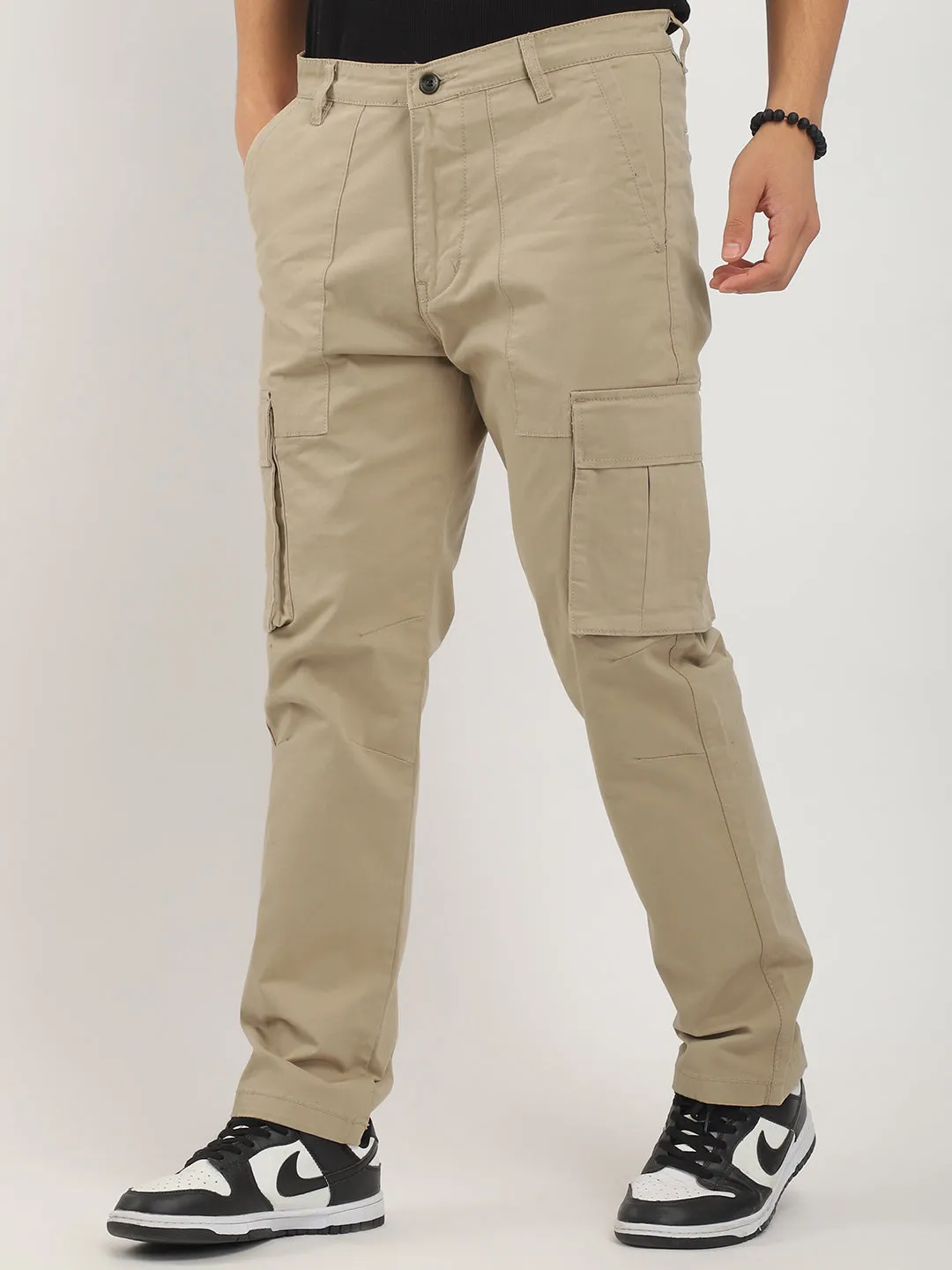 Greenwich Canvas Beige Cotton Cargo