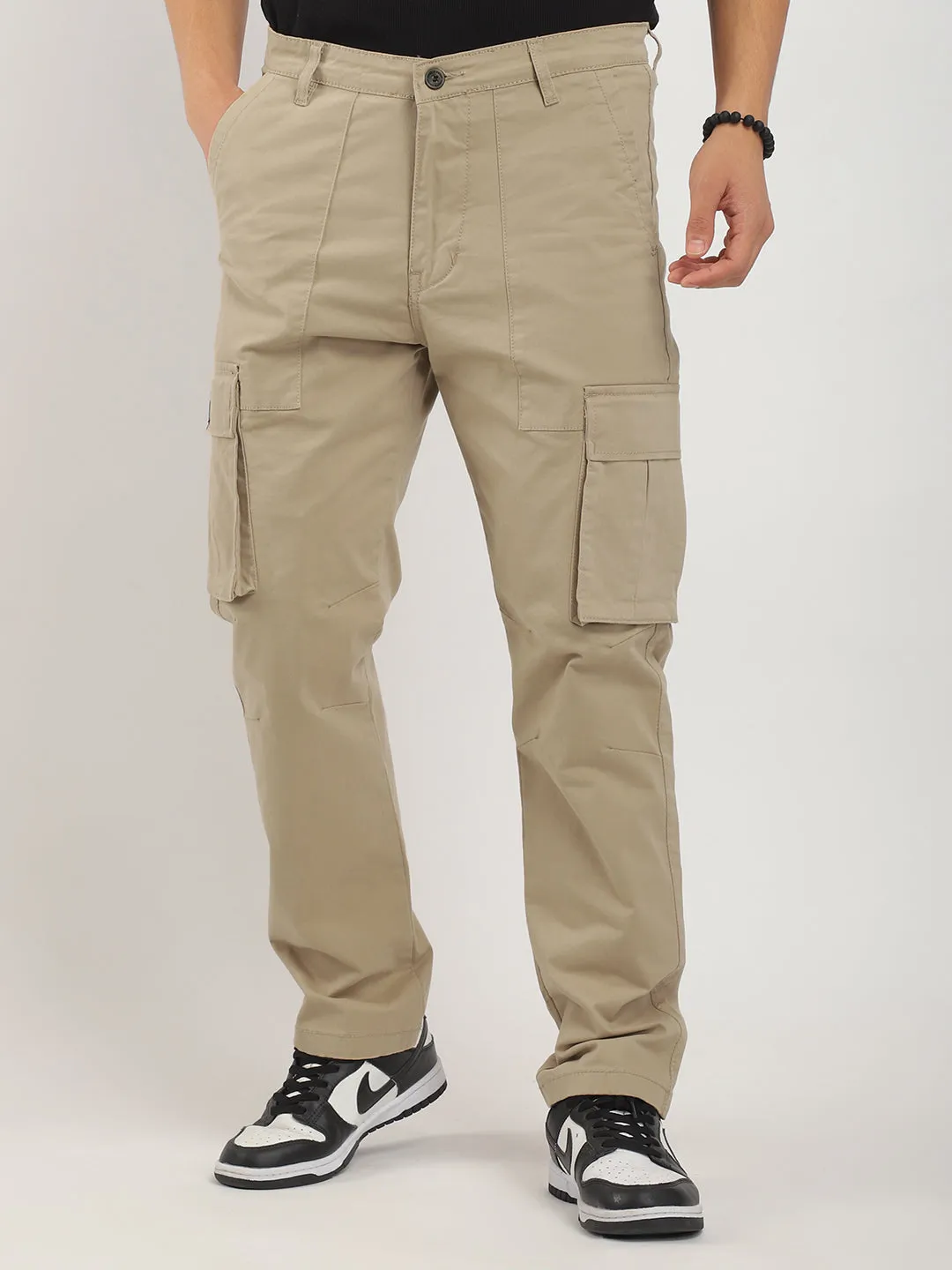 Greenwich Canvas Beige Cotton Cargo