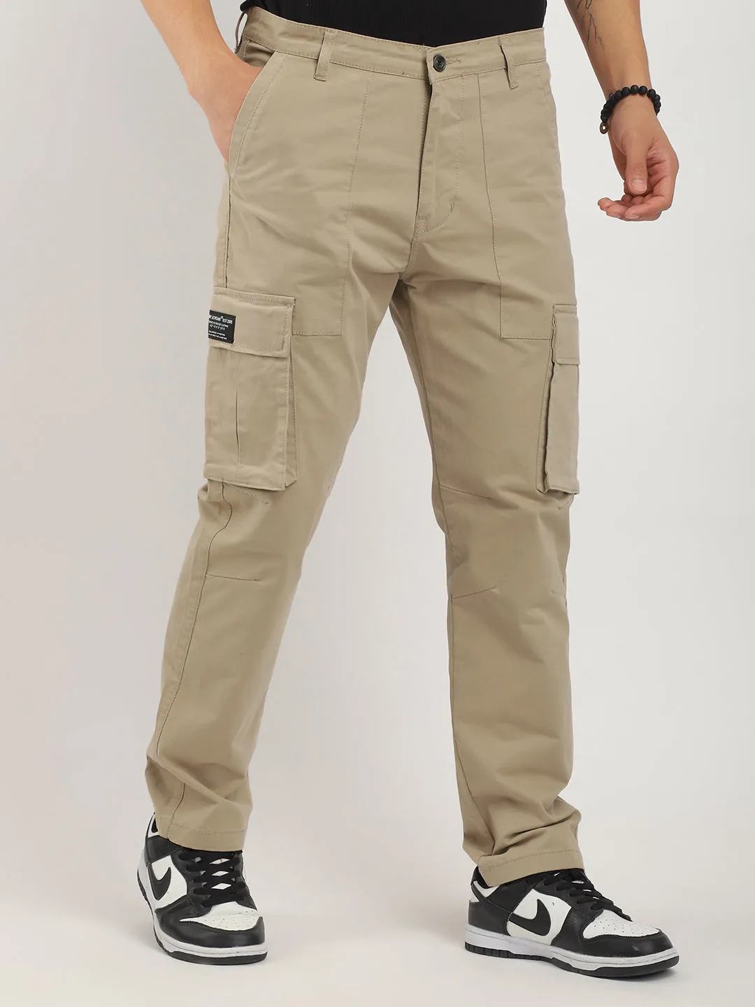 Greenwich Canvas Beige Cotton Cargo