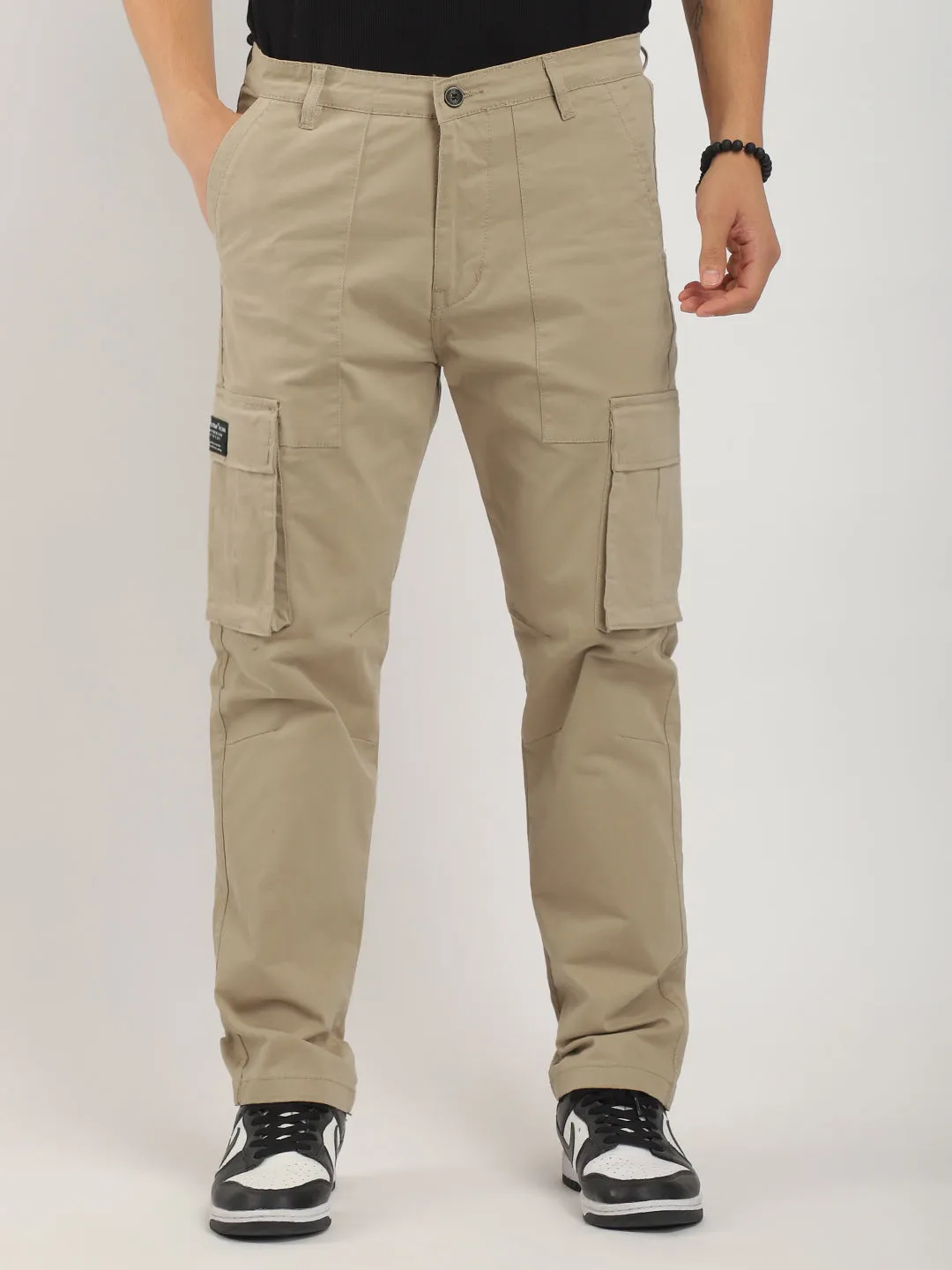 Greenwich Canvas Beige Cotton Cargo