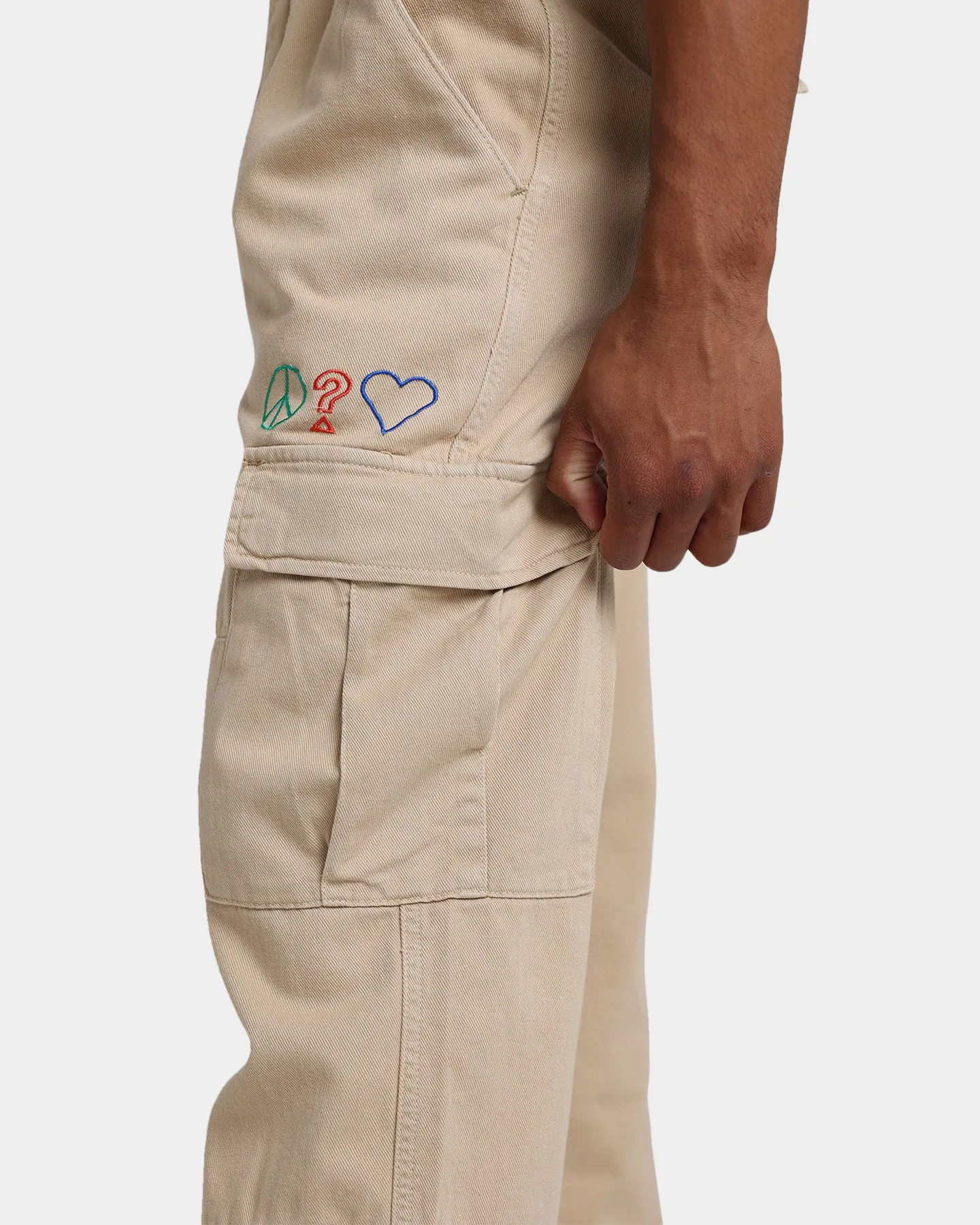 GUESS Originals X J Balvin Cargo Pants Cream Sand