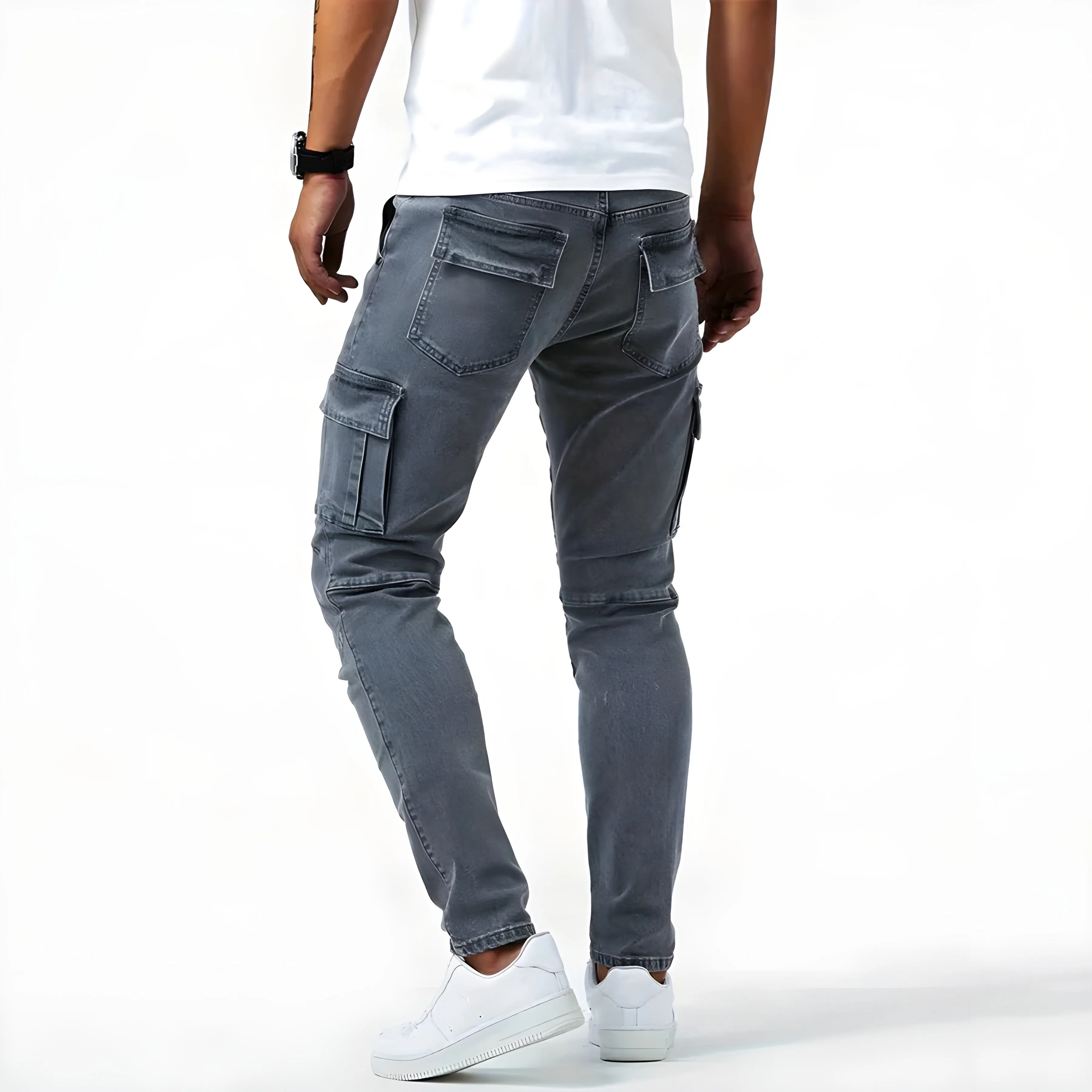 Hadrien | Stretch Denim Cargo