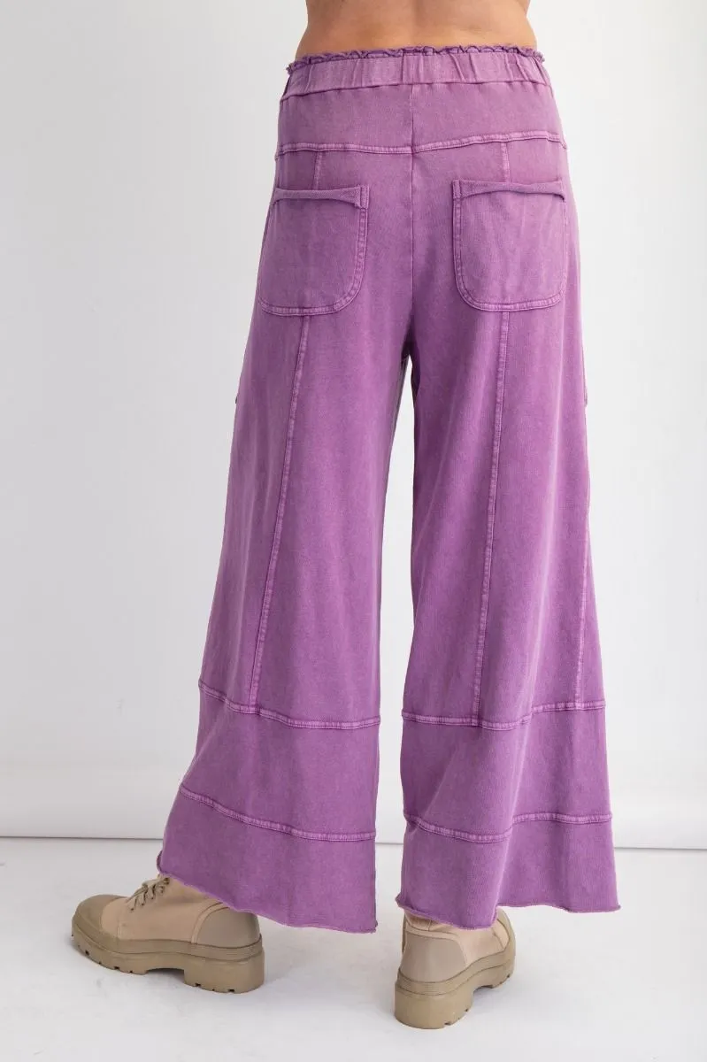 Happy Place Grape Knit Pants