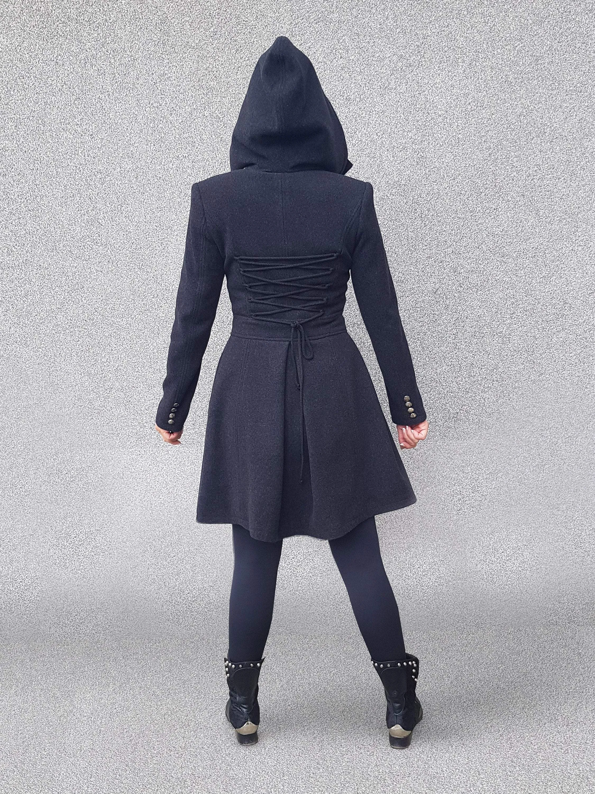 Hooded Wool Coat