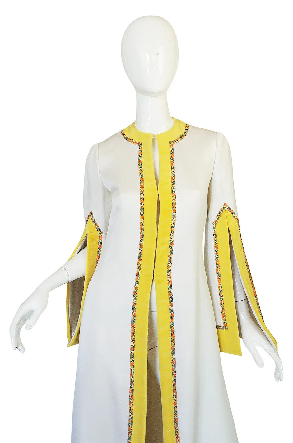 Iconic c.1969-75 Malcolm Starr Quilted Art-to-Wear Coat