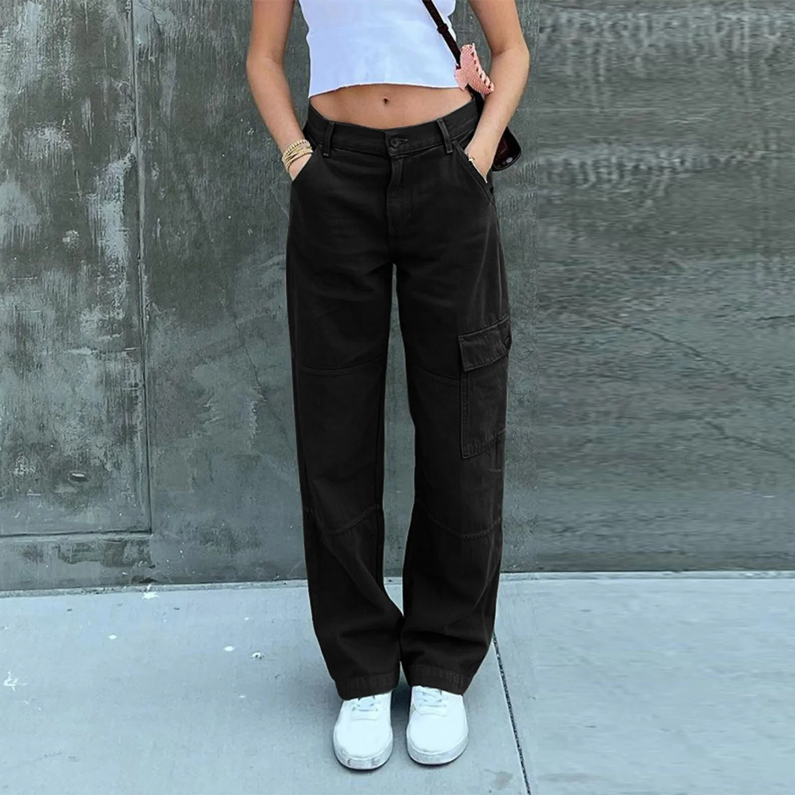 Ingrid - Women's Cargo Trousers - Casual - High-Quality Modern Style - Perfect for Everyday Wear