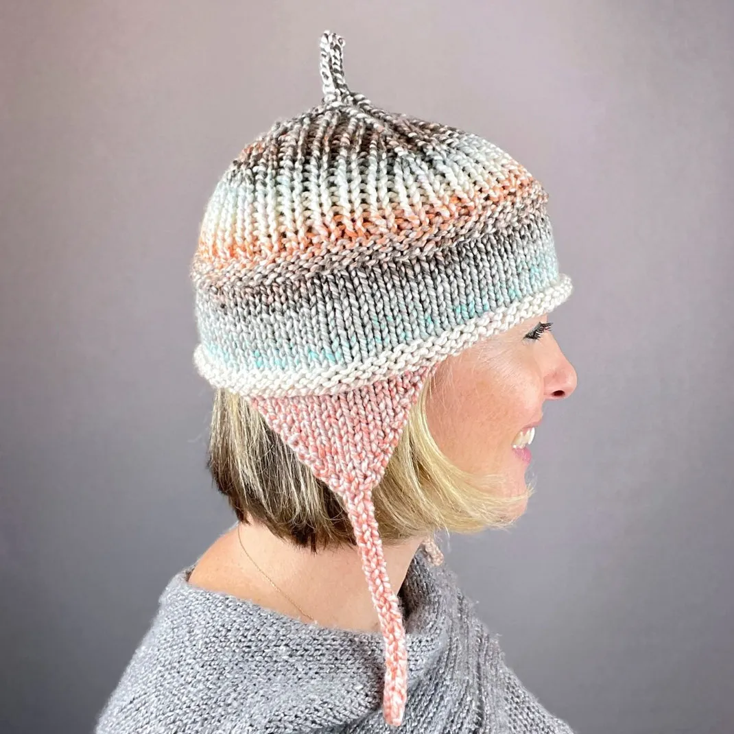 Iris Hat (Entropy Version) Knitting Kit | Entropy Bulky & Knitting Pattern (#149)