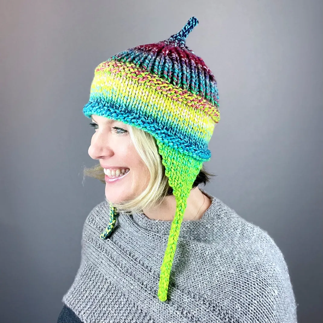 Iris Hat (Entropy Version) Knitting Kit | Entropy Bulky & Knitting Pattern (#149)