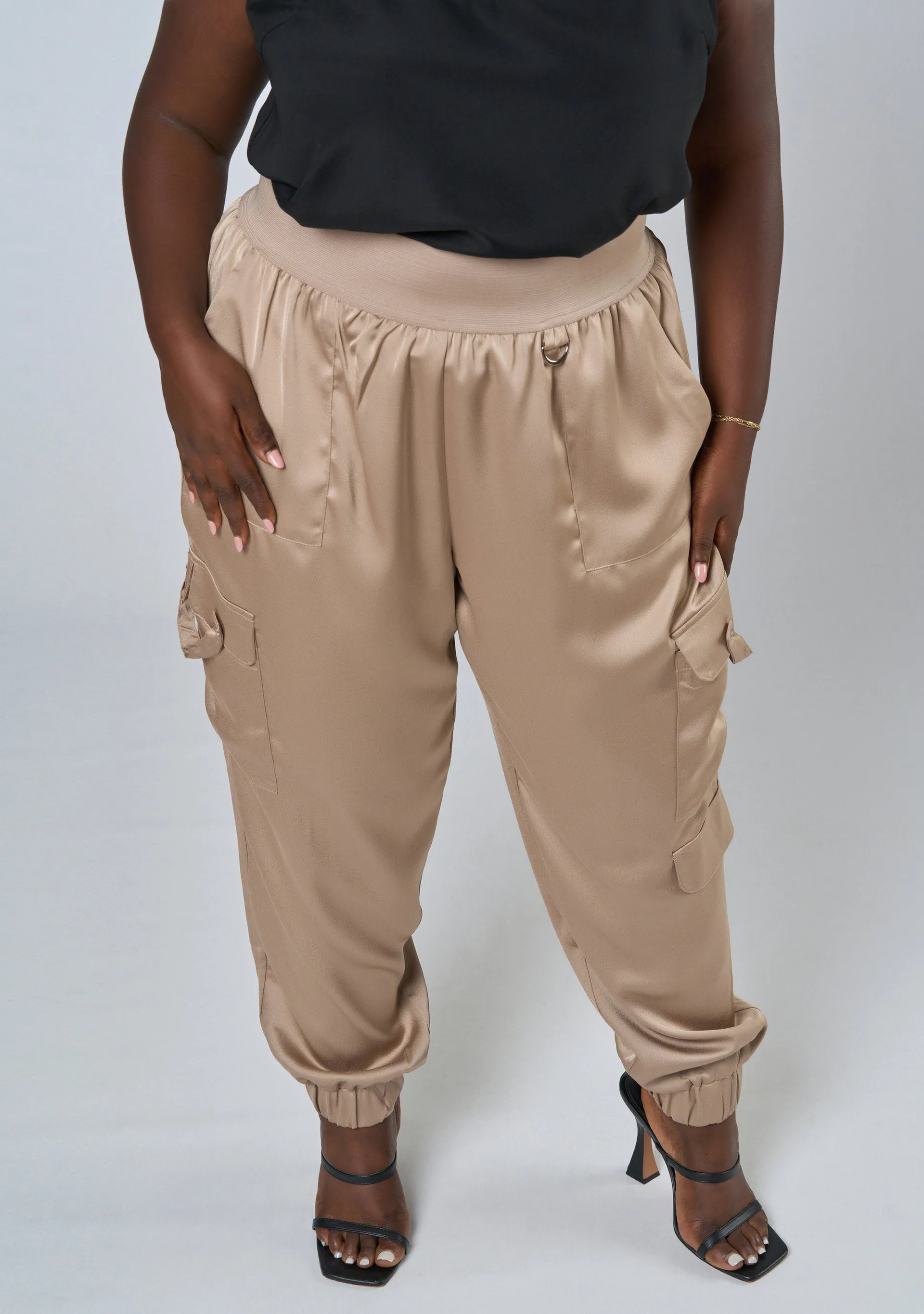 Jaded Satin Cargo Pant