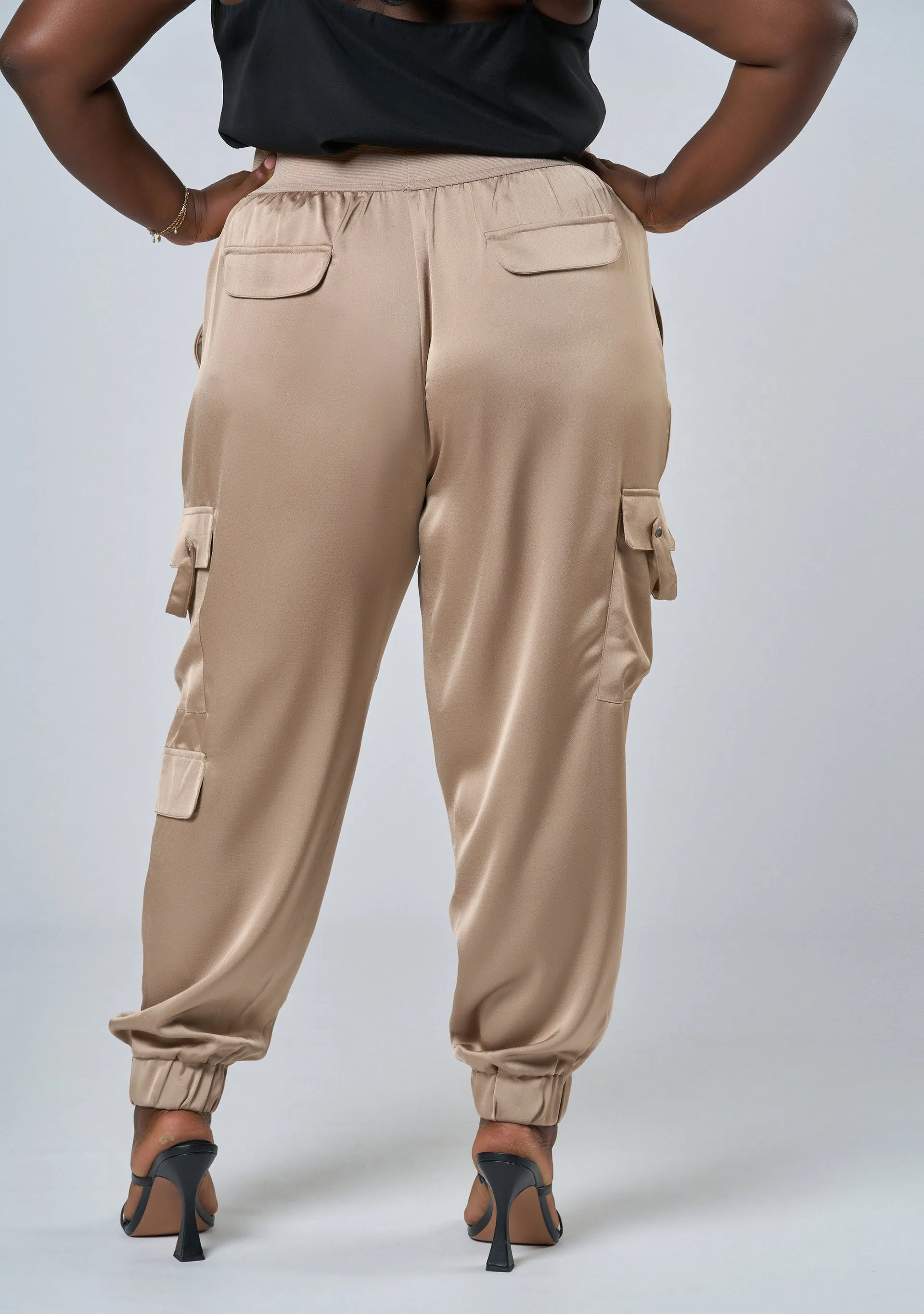 Jaded Satin Cargo Pant