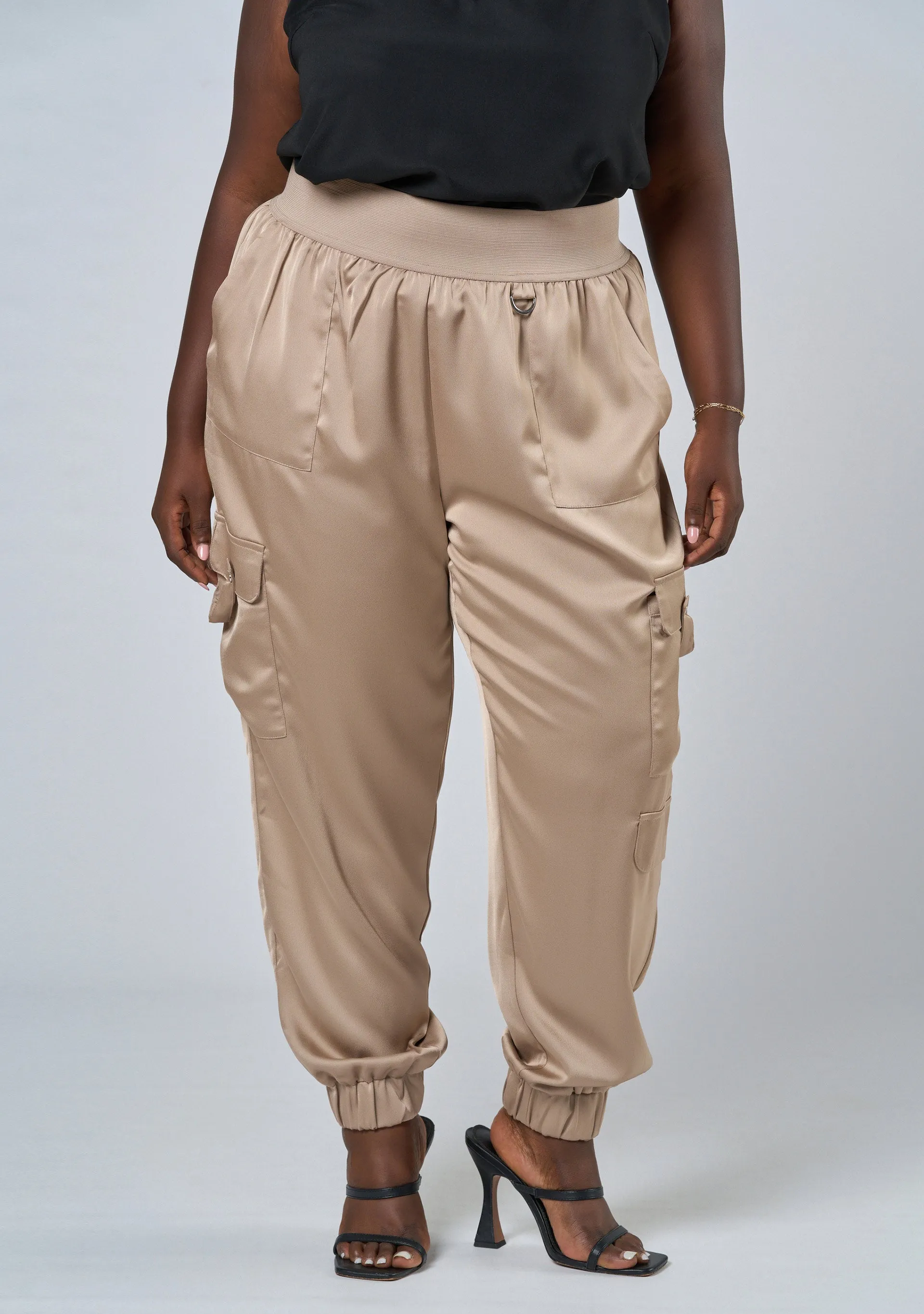 Jaded Satin Cargo Pant