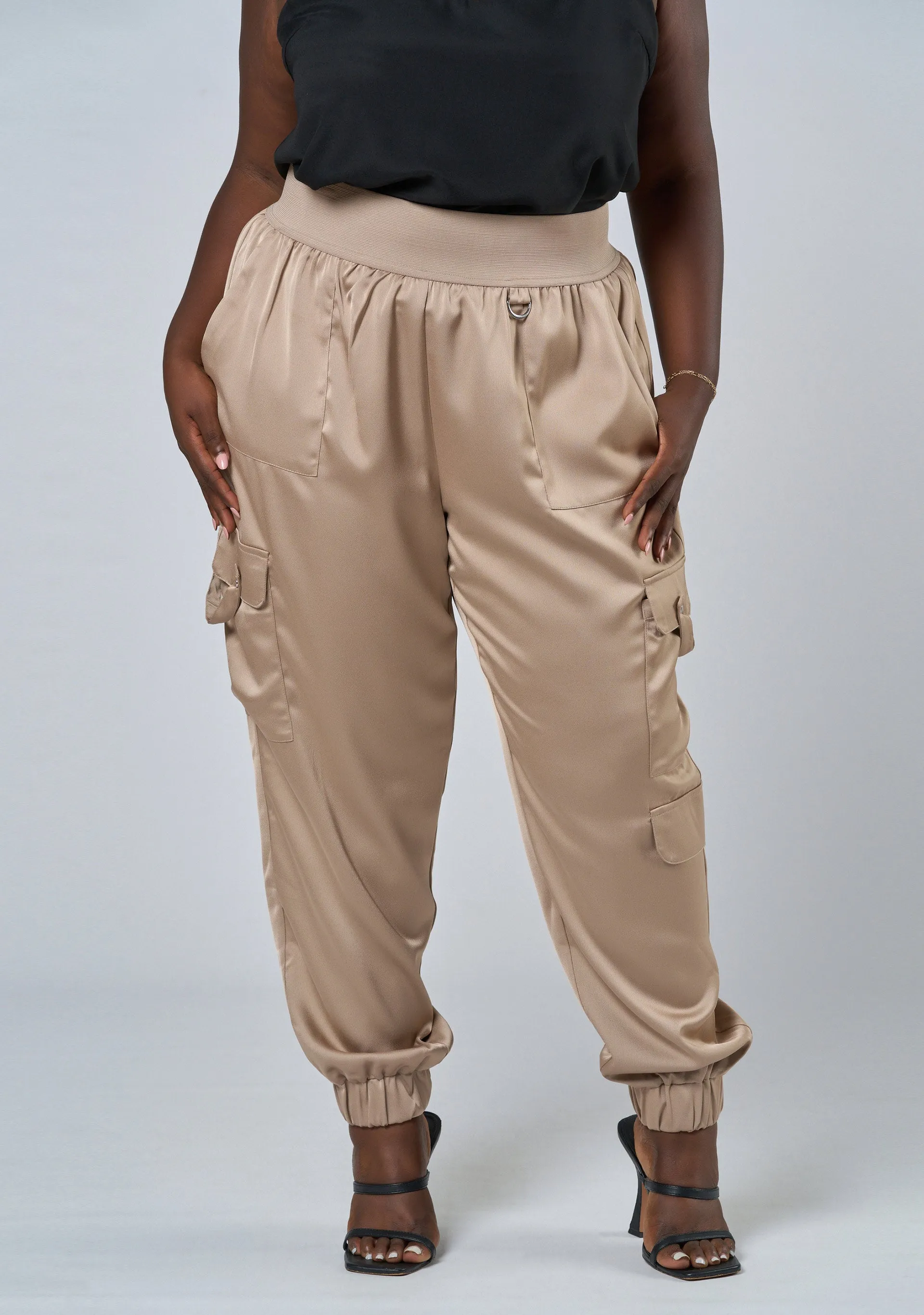 Jaded Satin Cargo Pant