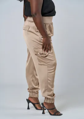 Jaded Satin Cargo Pant