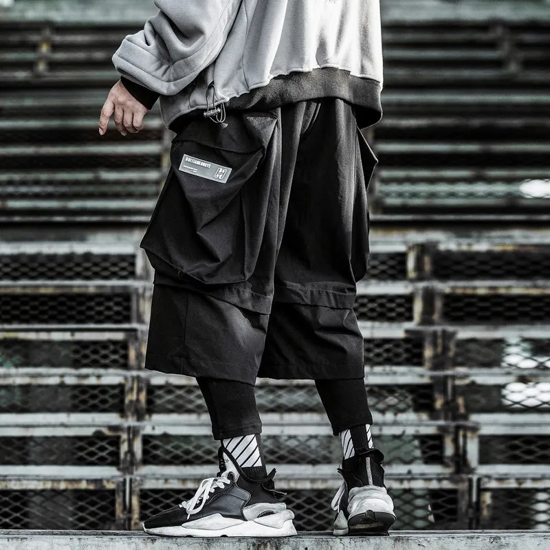 Japanese Streetwear Multi-Layer Cargo Pants