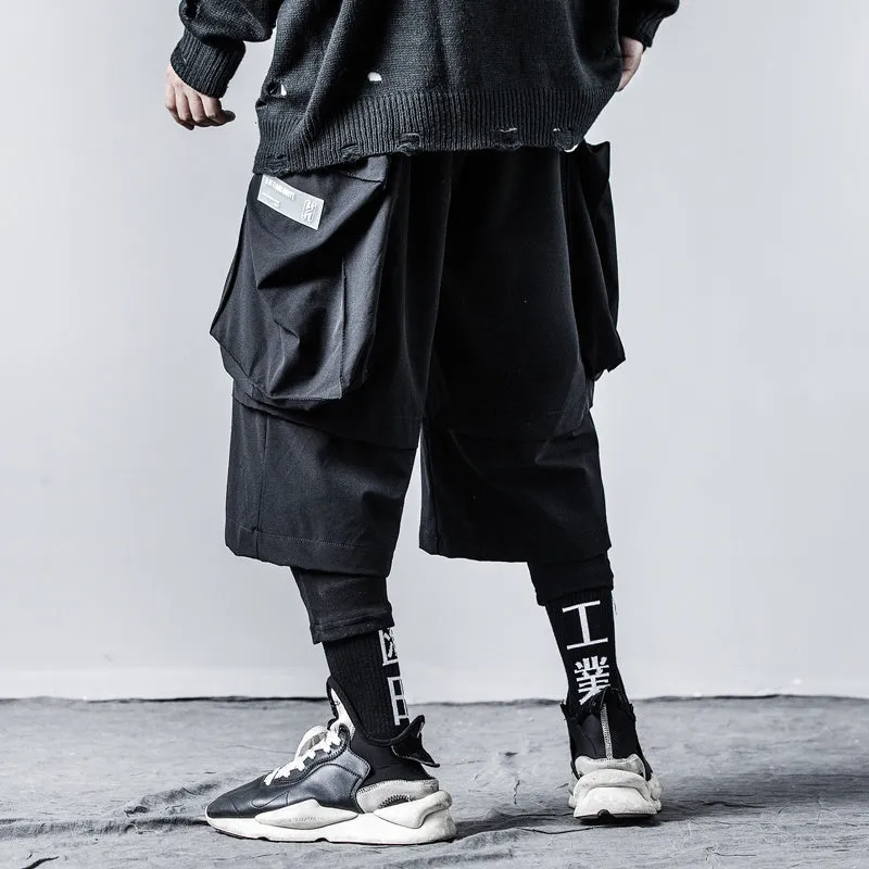 Japanese Streetwear Multi-Layer Cargo Pants