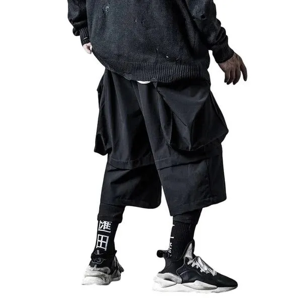 Japanese Streetwear Multi-Layer Cargo Pants