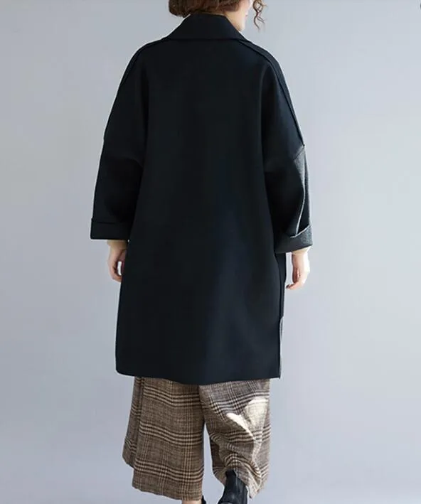 Loose Women Coat Winter Wool Coat Plus Size Coat