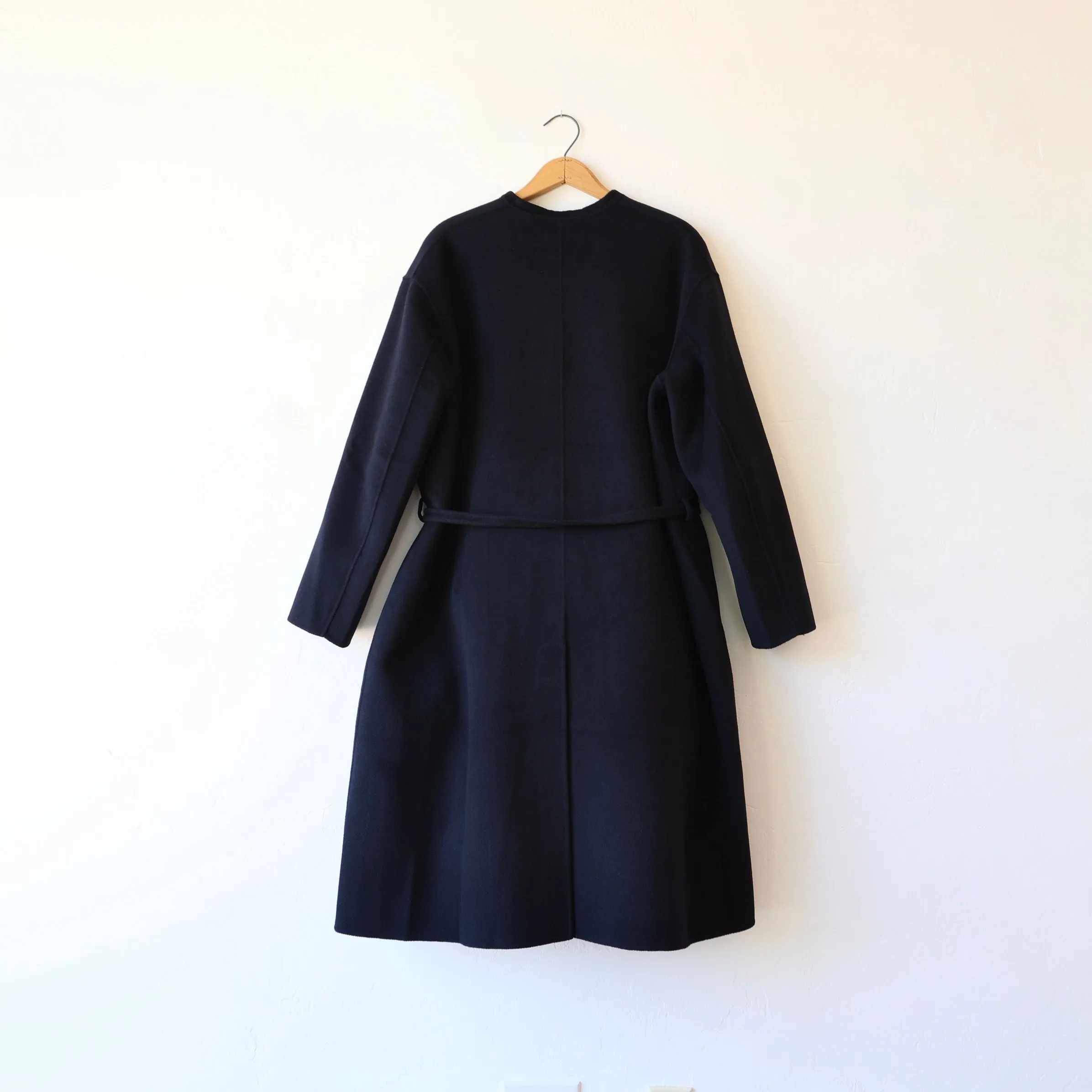 Manuelle Guibal Wool/Cashmere Coat - Navy