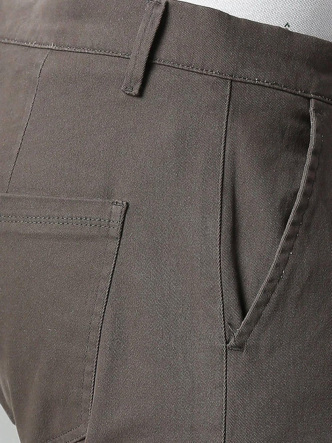 Men's Tapered Fit Cotton Cargo (Dark Grey)