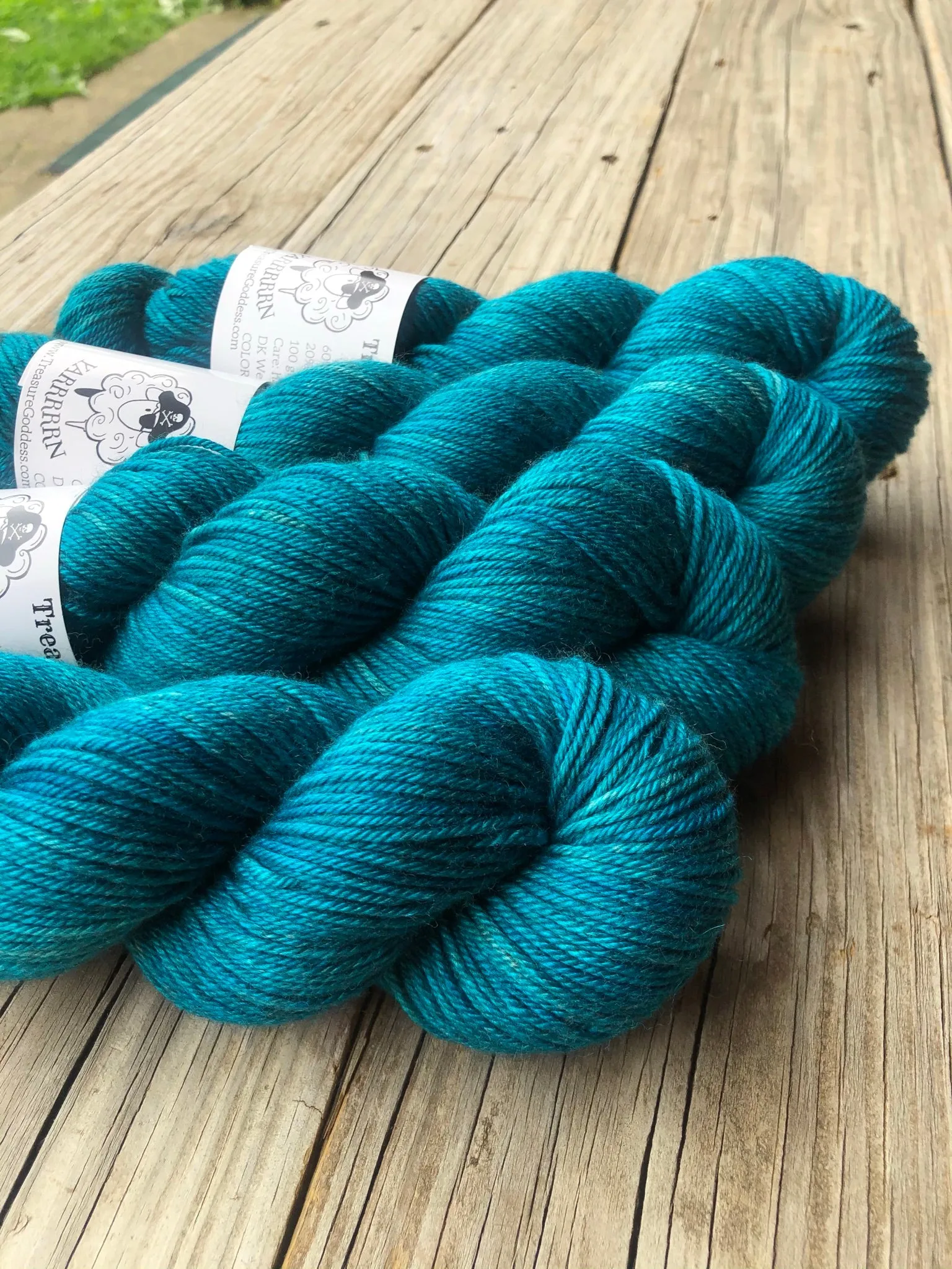 Mermaid's Curse, Yak Silk DK Treasures Yarn