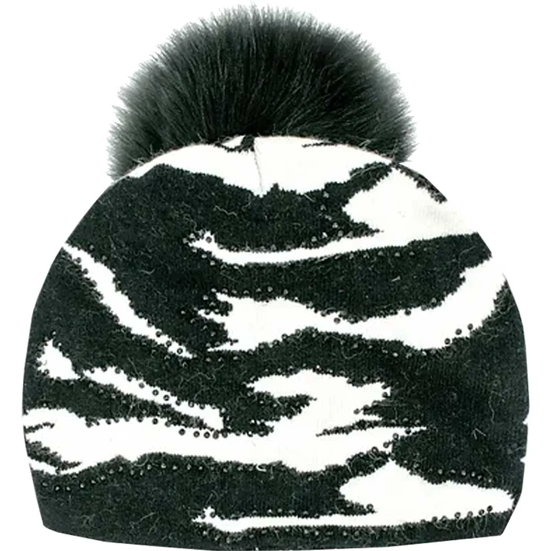 Mitchie's Matchings Fox Pom Knit Hat - Women's