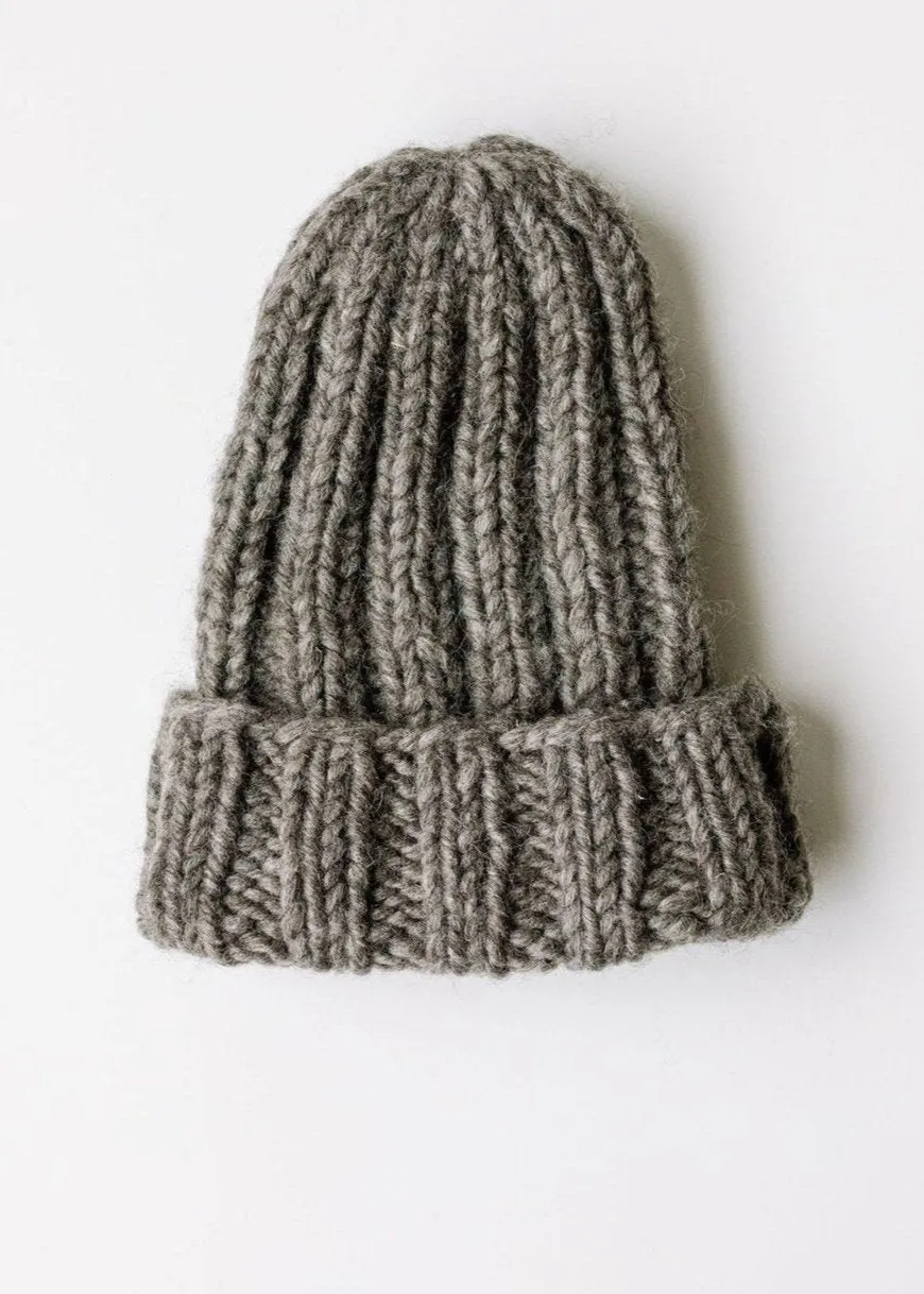 Muffi Beanie (Natural Grey)