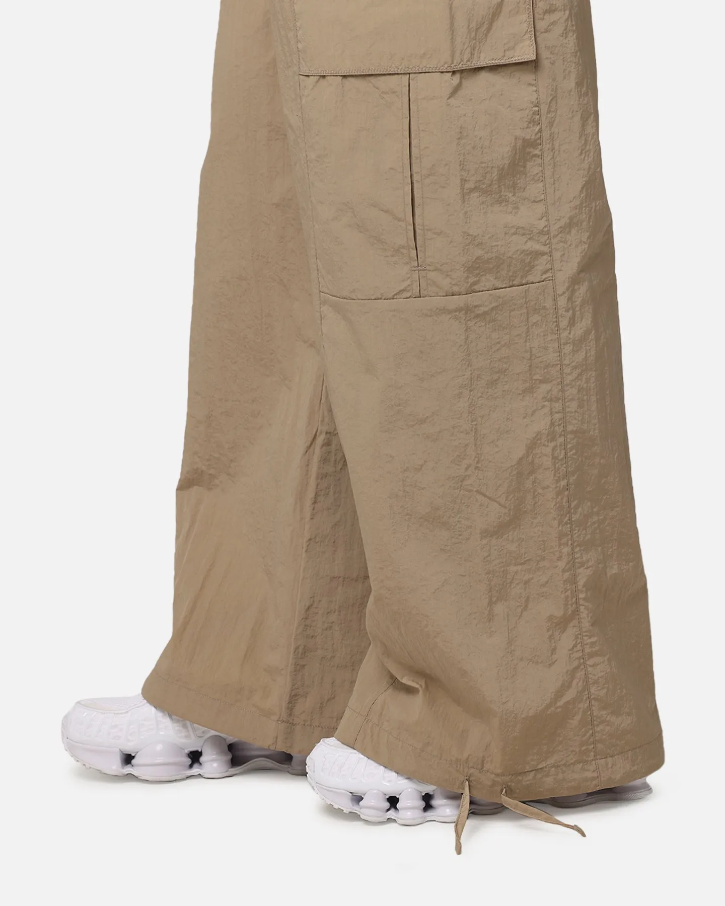 Nike Women's Sportswear High Waisted Woven Cargo Pants Khaki/Black