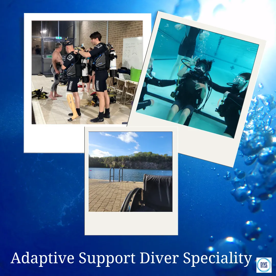 PADI: Adaptive Support Diver Speciality