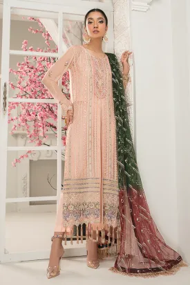 Peach Salwar Kameez with Elegant Embellishments #PF351