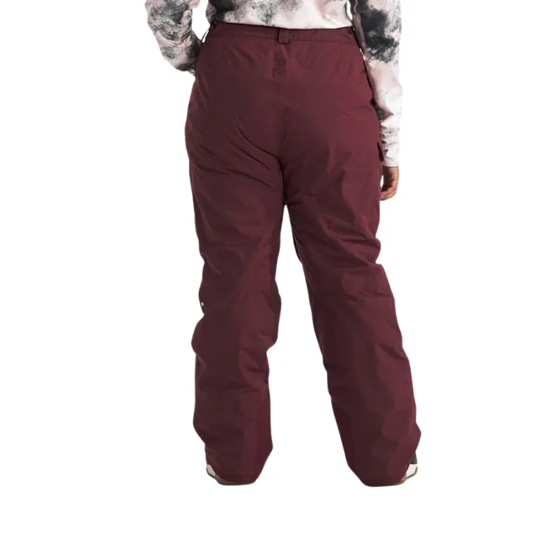 Plus Size Water Resistant Snow Pants With Pockets