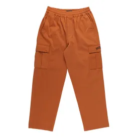 Principal Elastic Waist Twill Cargo Pant - Umber