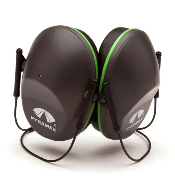 Pyramex® Adjustable behind the Head Passive Earmuffs - 22 NRR - BH9010