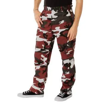 Rothco Color Camo Tactical BDU Pants / Red Camo