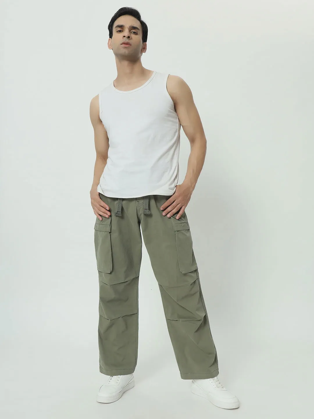 SAINTJONES -NEW STRAIGHT BOX POCKETS(SAGE GREEN)