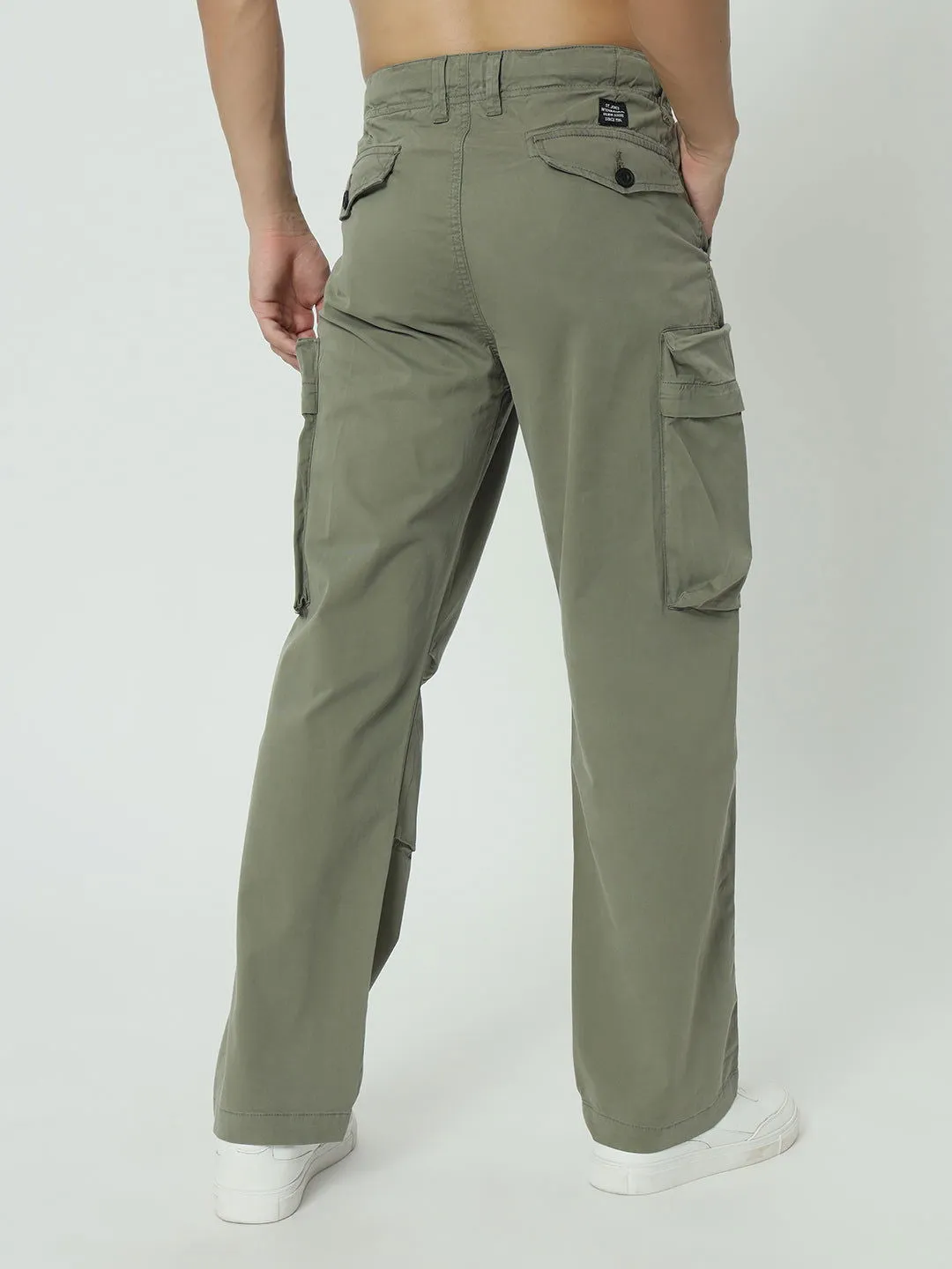 SAINTJONES -NEW STRAIGHT BOX POCKETS(SAGE GREEN)