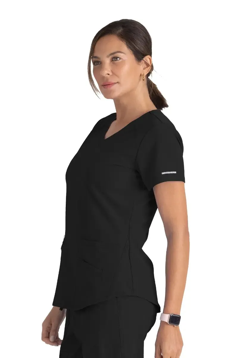 Skechers Women's Scrub Set Breeze Top & Reliance Pant | Black