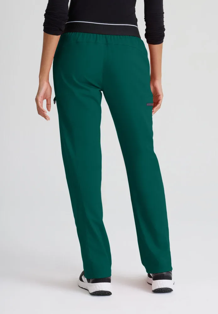 Tall Kim 3-Pocket Mid-Rise Straight Leg Scrub Pant